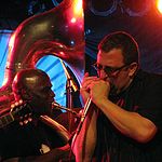 Joseph Daley (sousaphone) und Bill Barrett (hca)